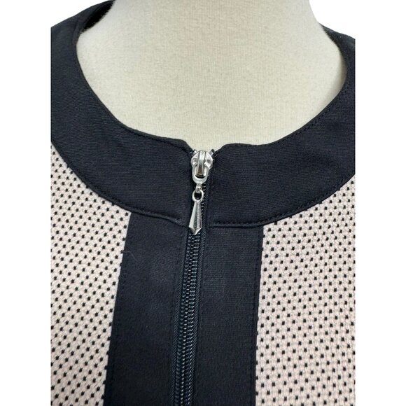 The TOG Shop Women's Beige And Black Spotted Full Zip Blazer Size L - Picture 2 of 14